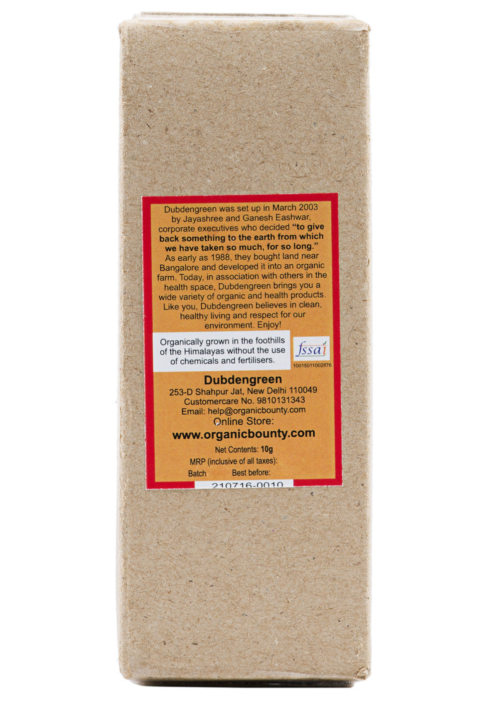Organic Parsley, Dubdengreen (10gm)