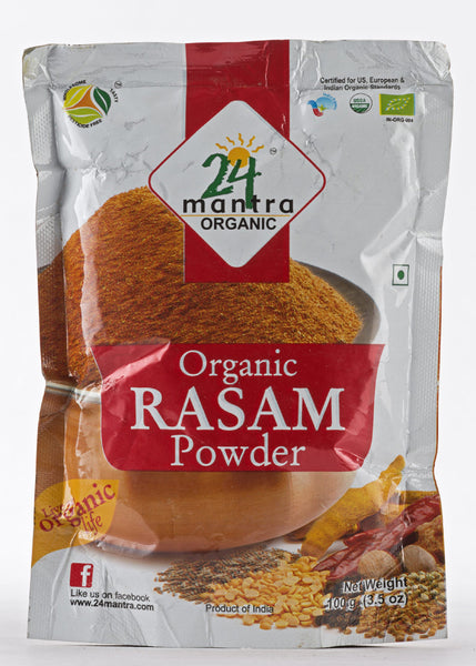 Organic Rasam Powder, 24 Mantra (100gm)