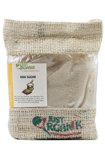 Organic Raw Sugar, Just Organik (500gm)