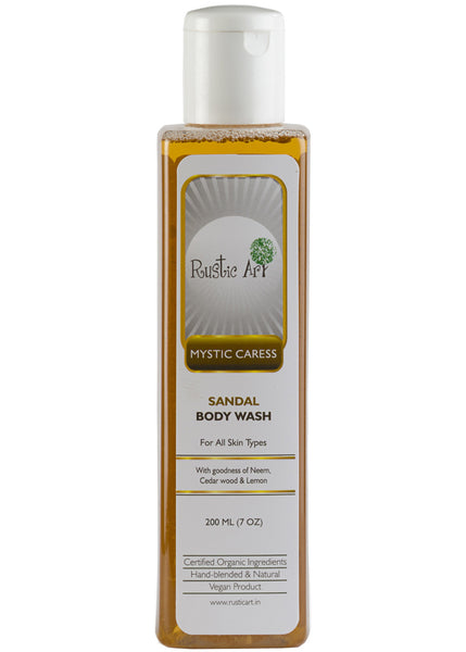 Organic Sandal Body wash, Rustic Art (200ml)