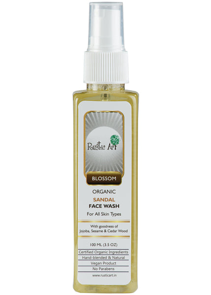 Organic Sandal Face wash, Rustic Art (100ml)