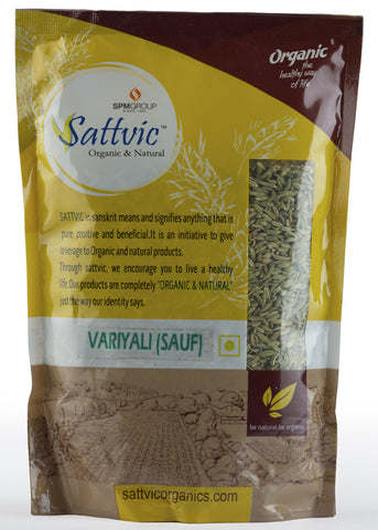 Organic Saunf (Fennel Seeds), Sudh Sattvic (200gm)