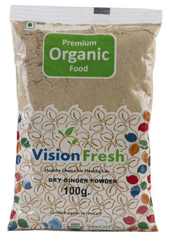 Organic Saunth (Dry Ginger Powder), Vision Fresh (100gm)