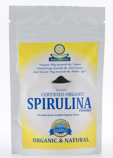 Organic Spirulina Powder, Soul Centric (50gm)