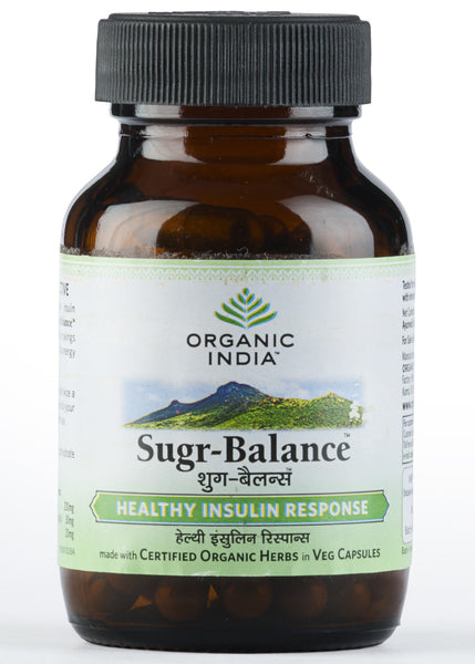 Organic Sugar Balance capsules, Organic India (60gm)