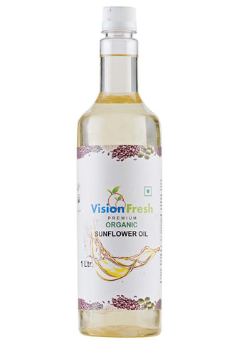 Organic Sunflower Oil, Vision Fresh (1ltr)