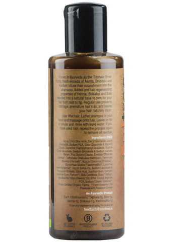 Organic Triphala Hair Revitalising Shampoo, Soul Tree (200ml)