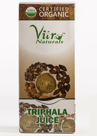 Organic Triphala Juice, Vitro Naturals (500ml)