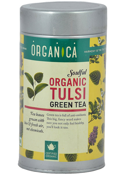 Organic Tulsi Green Tea, Organica (100 gm)