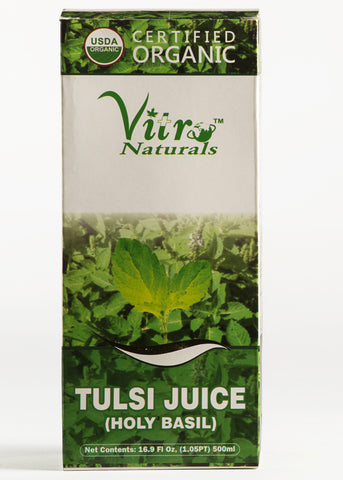 Organic Tulsi Juice, Vitro Naturals (500ml)