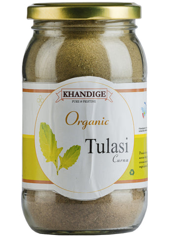 Organic Tulsi Powder, Khandige (150gm)