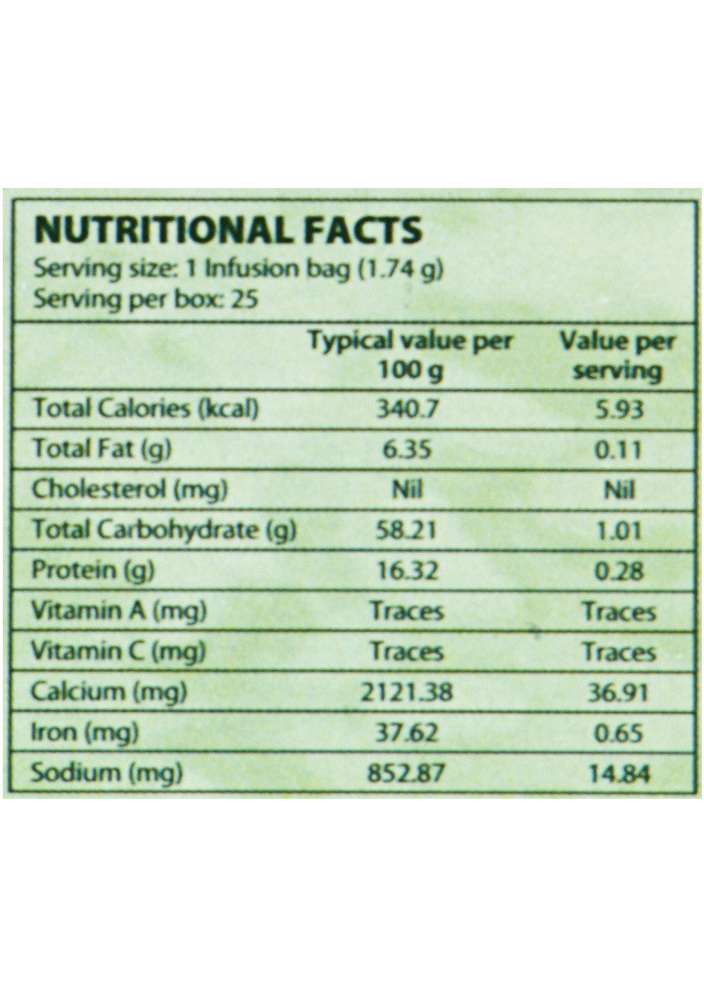 Organic Tulsi Tea, Organic India (25teabags)