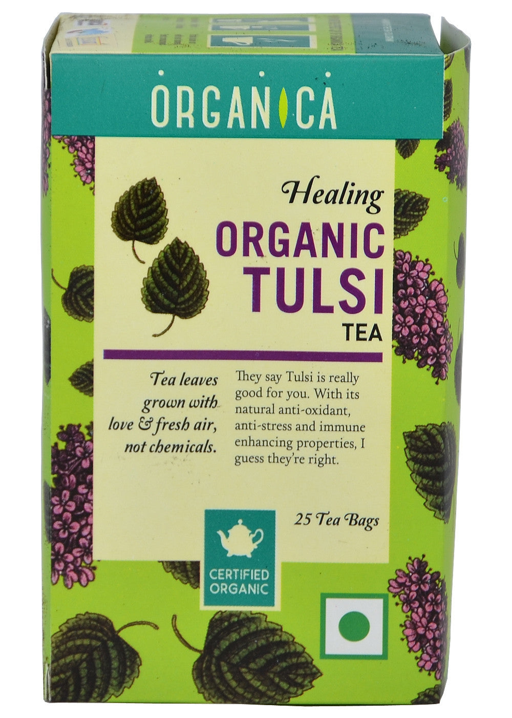 Organic Tulsi Tea, Organica (25 tea bags)