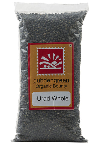 Organic Urad Whole (Black Gram), Dubdengreen (500gm)