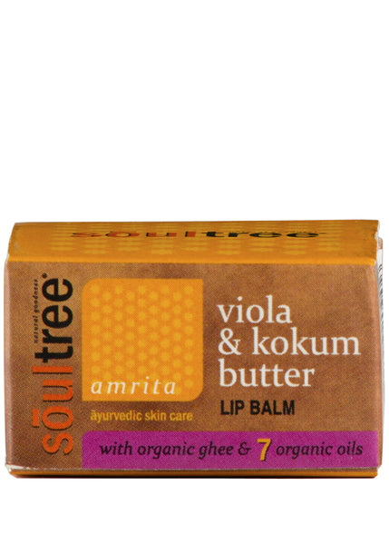 Organic Viola & Kokum Butter Lip Balm, Soul Tree (6gm)