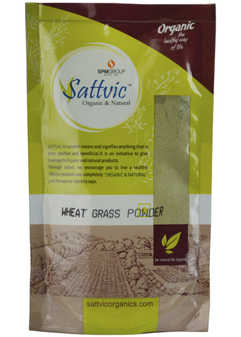 Organic Wheat Grass Powder, Sudh Sattvic (50gm)