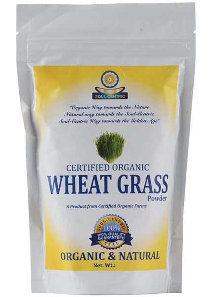 Organic Wheat Grass Powder, Soul Centric (100gm)