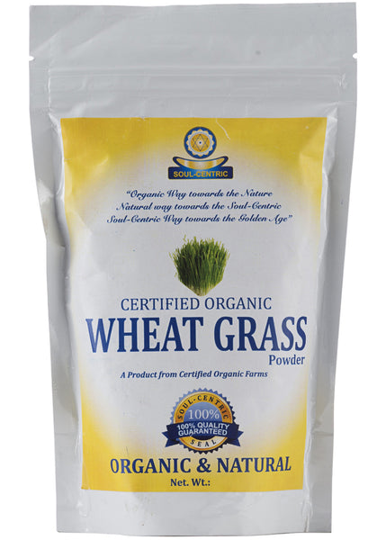 Organic Wheat Grass Powder, Soul Centric (50gm)