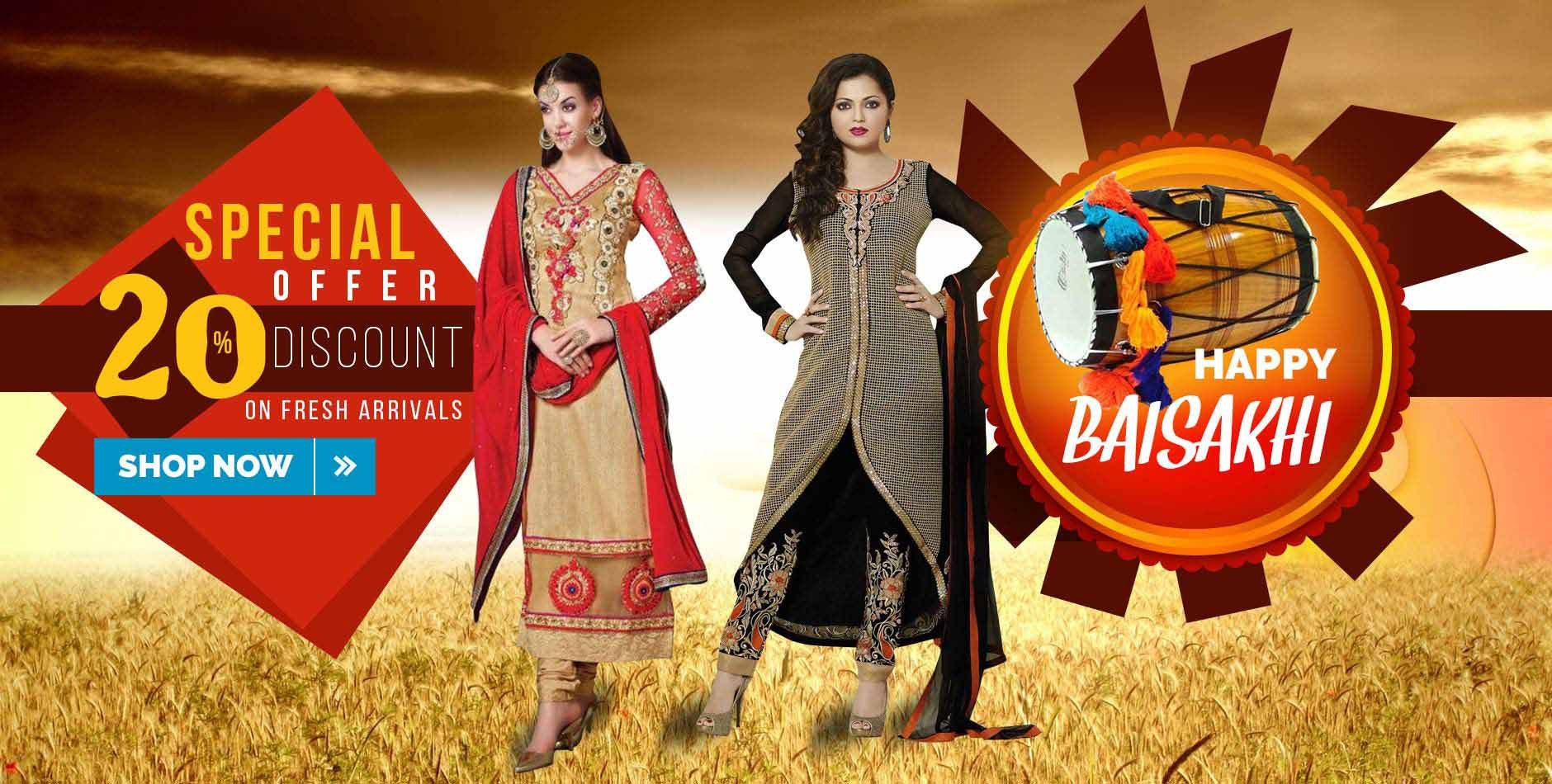 Buy Brand New Salwar Suit Online